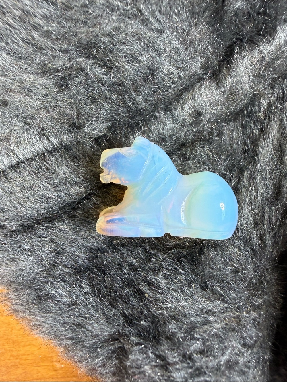Opalite Lion Figurine